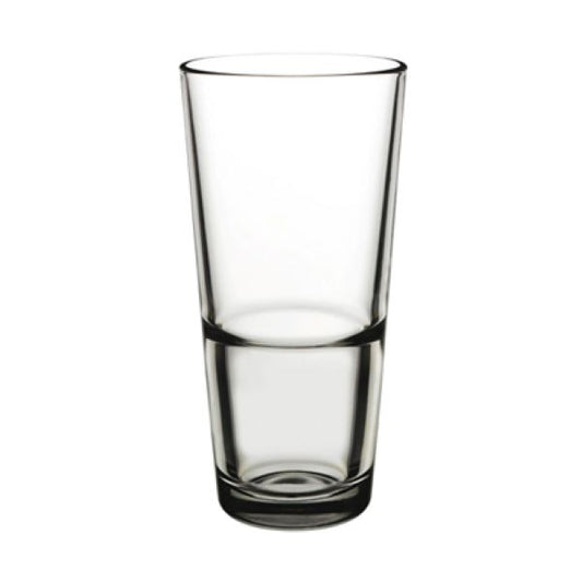 Vaso Vidrio Templado Apilable Grande-s 370cc Pasabahce