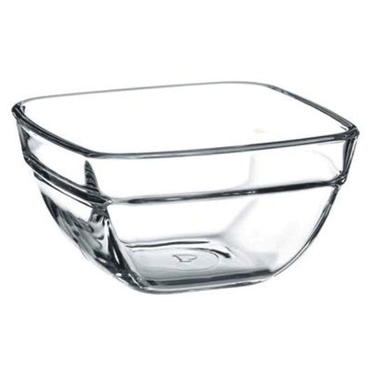Bowl Cuadrado Vidrio 11Cm 375Cc