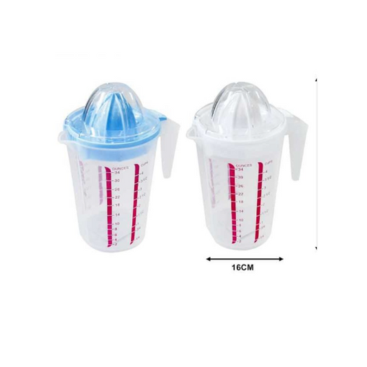 Exprimidor Manual Con Taza Medidora 1000Ml