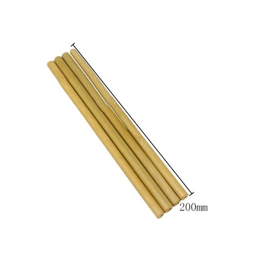 Set Bombillas De Bambu 20 Cm X 1 Cm