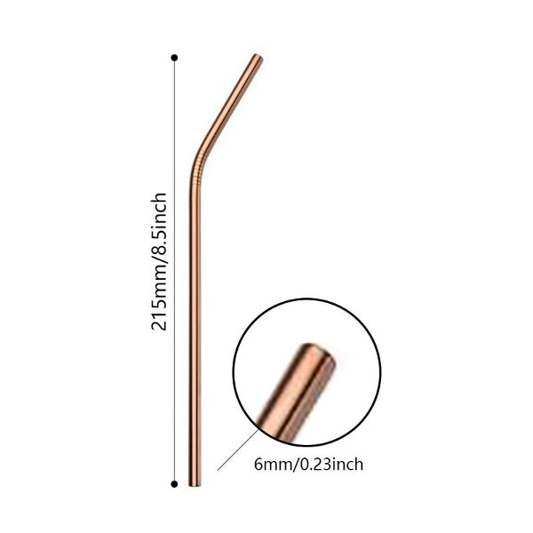 Set Bombilla Curva 22,8 Cm X 6 Mm