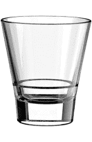 Vaso Vidrio Bajo Apilable Novara 350cc